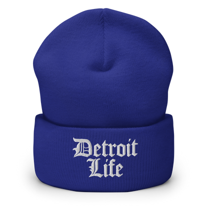 'Detroit Life' Cuffed Beanie