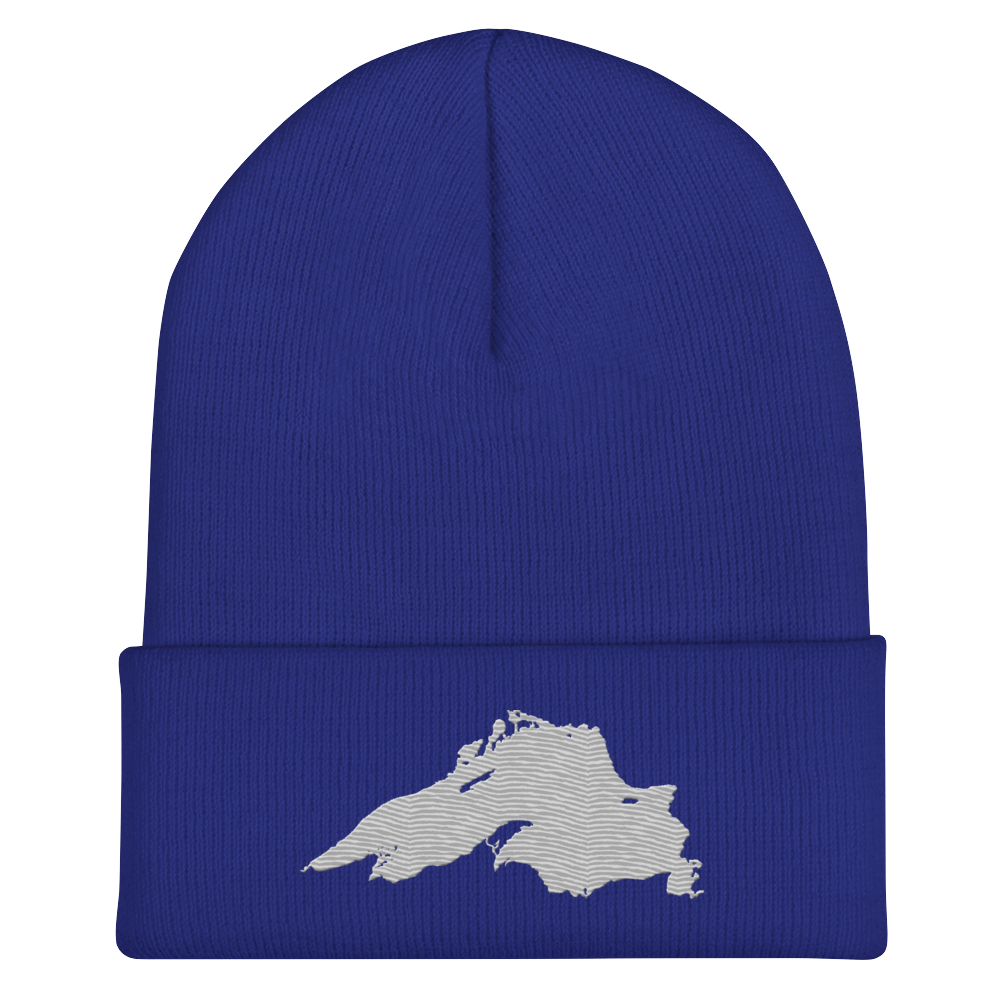 Lake Superior Cuffed Beanie | Platinum