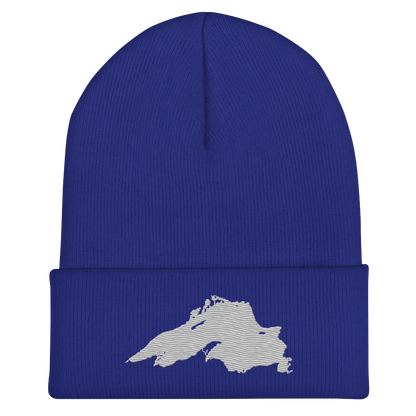 Lake Superior Cuffed Beanie | Platinum