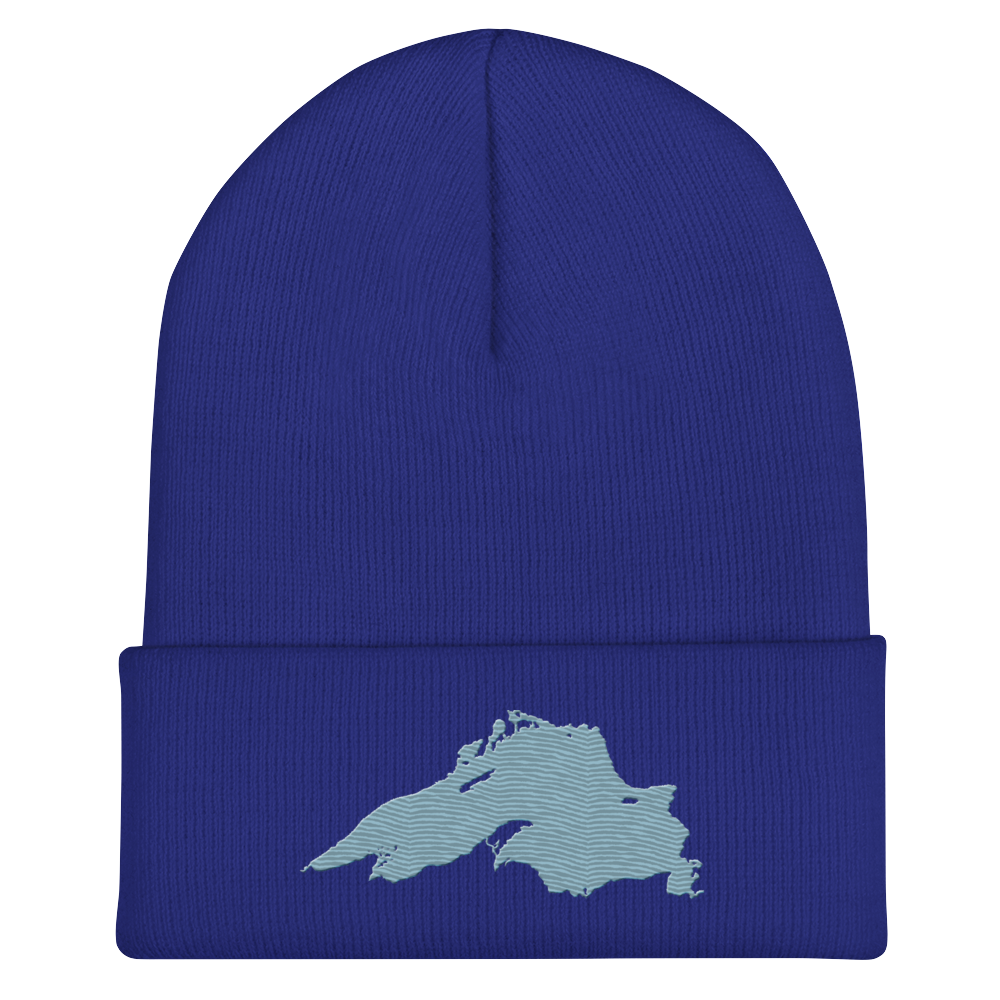 Lake Superior Cuffed Beanie | Opal Blue