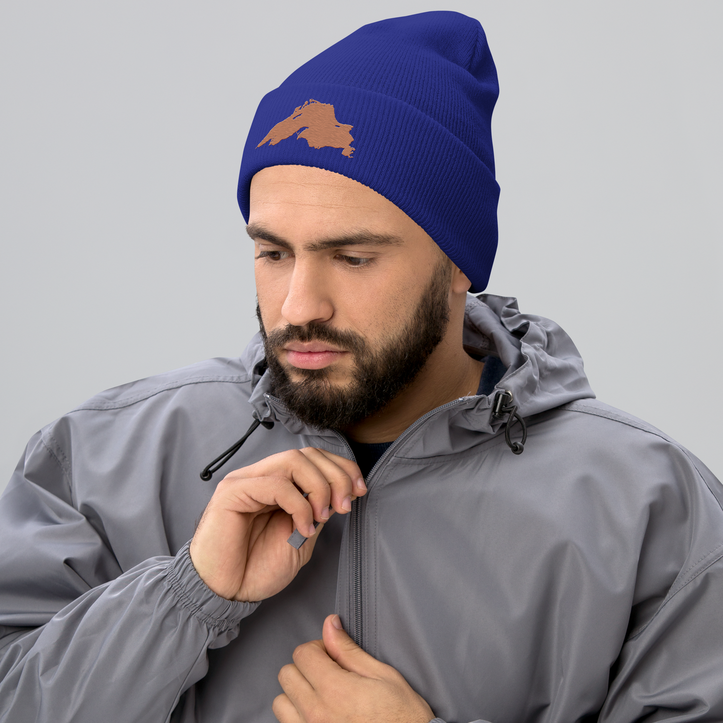 Lake Superior Cuffed Beanie | Copper