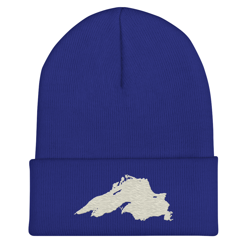 Lake Superior Cuffed Beanie | Ivory White