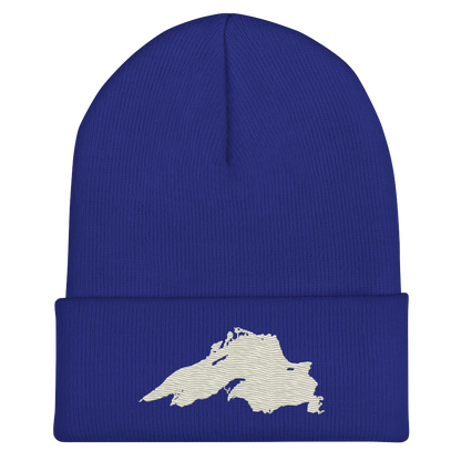 Lake Superior Cuffed Beanie | Ivory White