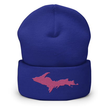 Upper Peninsula Cuffed Beanie | Apple Blossom Pink