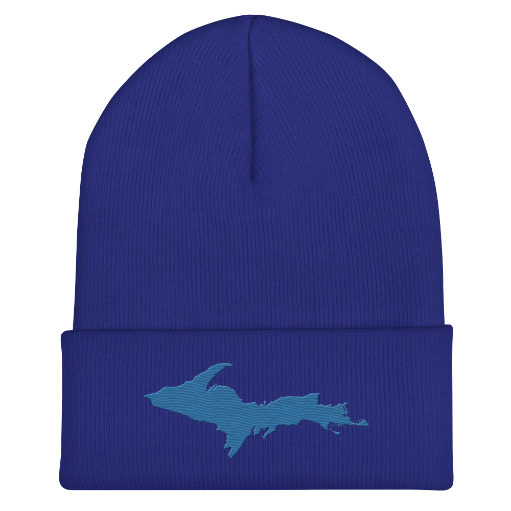 Upper Peninsula Cuffed Beanie | Superior Blue