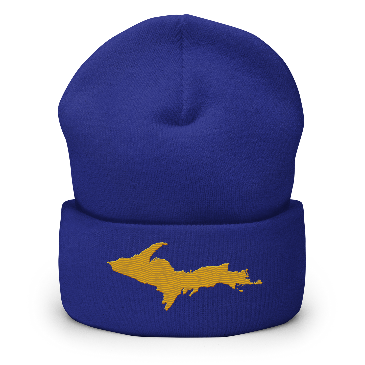 Upper Peninsula Cuffed Beanie | Gold