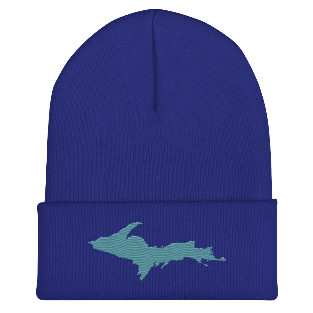 Upper Peninsula Cuffed Beanie | Huron Blue