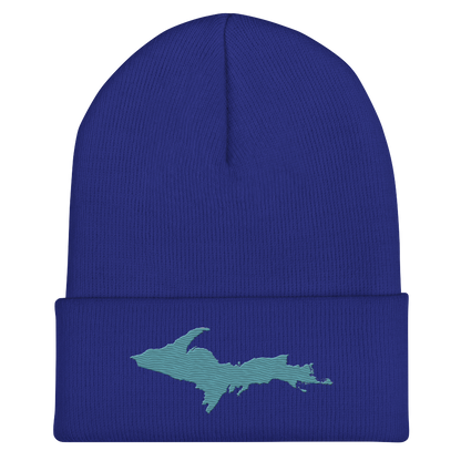 Upper Peninsula Cuffed Beanie | Huron Blue