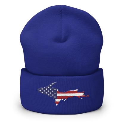 Upper Peninsula Cuffed Beanie | Patriotic Edition