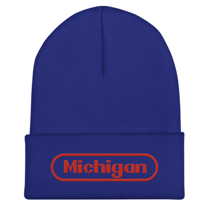 'Michigan' Cuffed Beanie | Video Game Parody