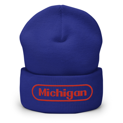 'Michigan' Cuffed Beanie | Video Game Parody