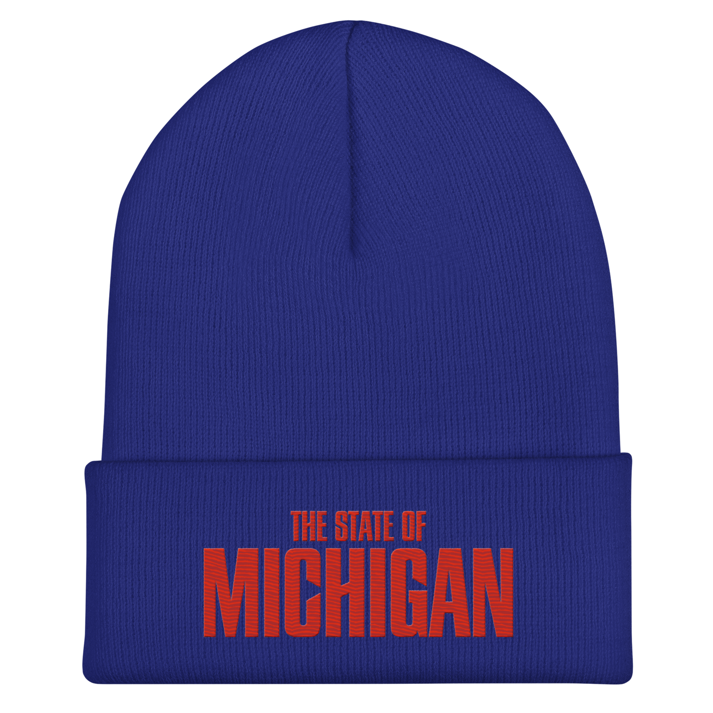 'Michigan' Cuffed Beanie | Flying Superhero Parody