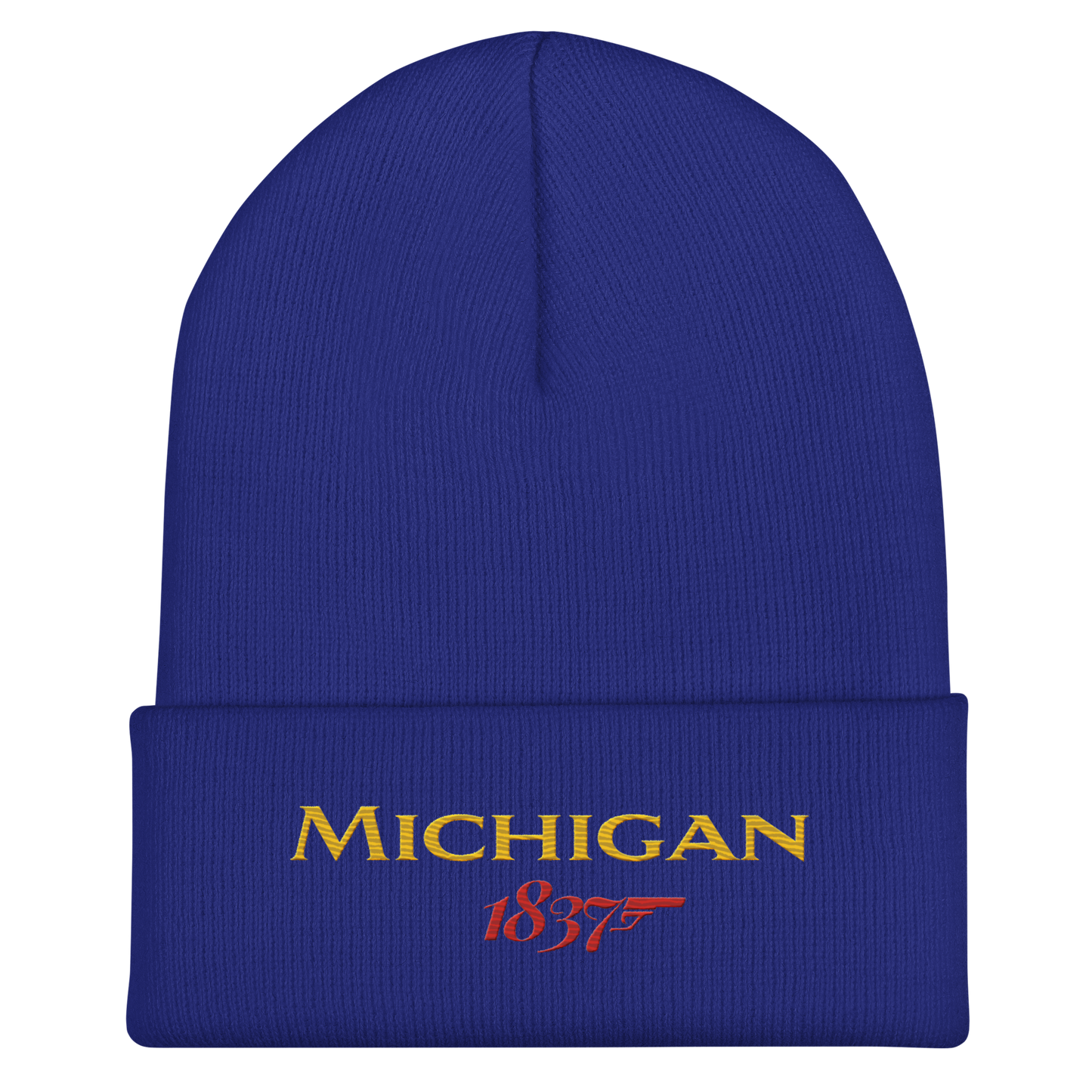 'Michigan 1837' Cuffed Beanie | British Spy Parody