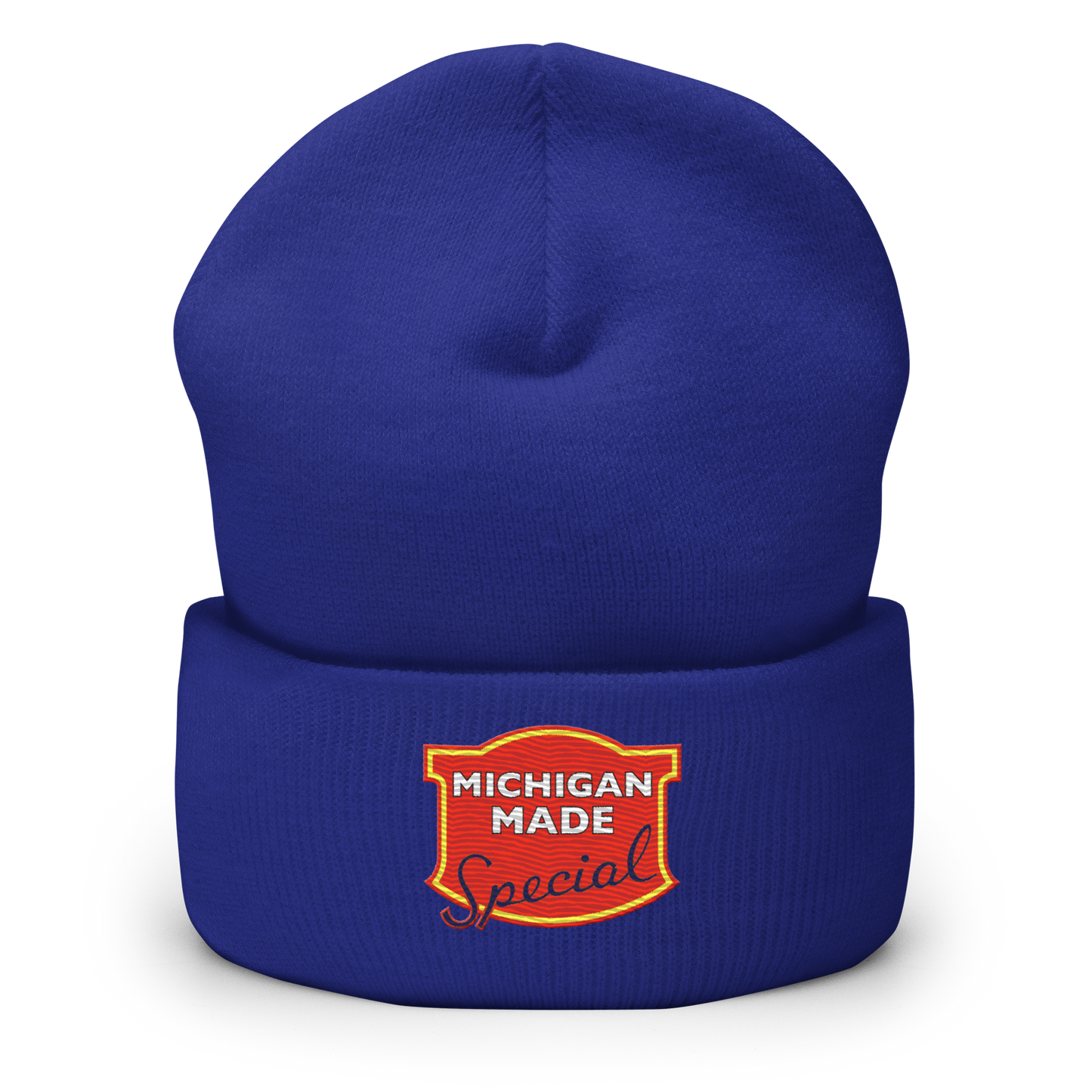 'Michigan Made' Cuffed Beanie | Potato Chip Parody