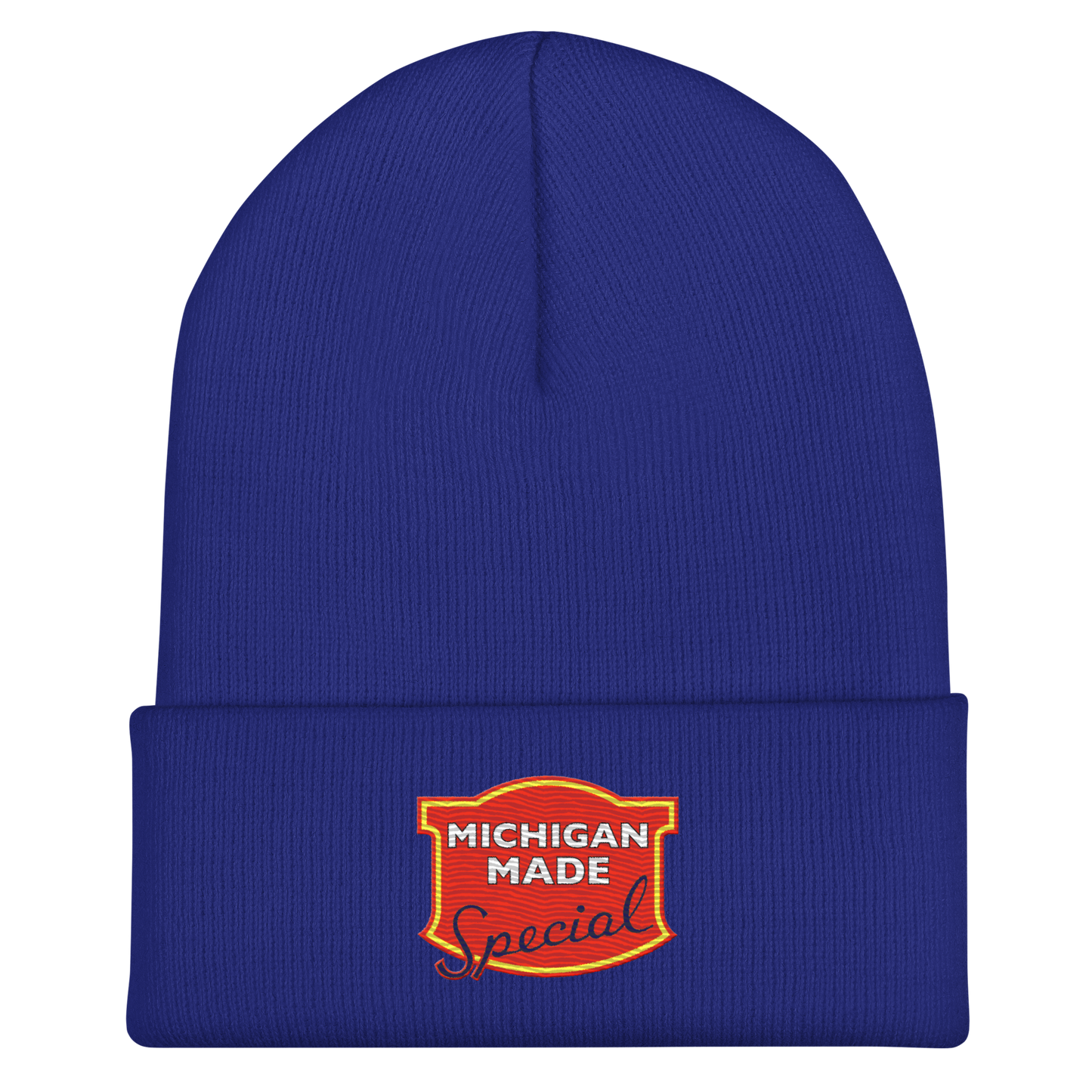 'Michigan Made' Cuffed Beanie | Potato Chip Parody