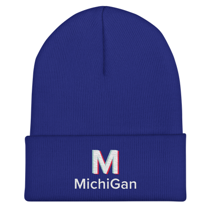 'Michigan' Cuffed Beanie | Social Media Parody