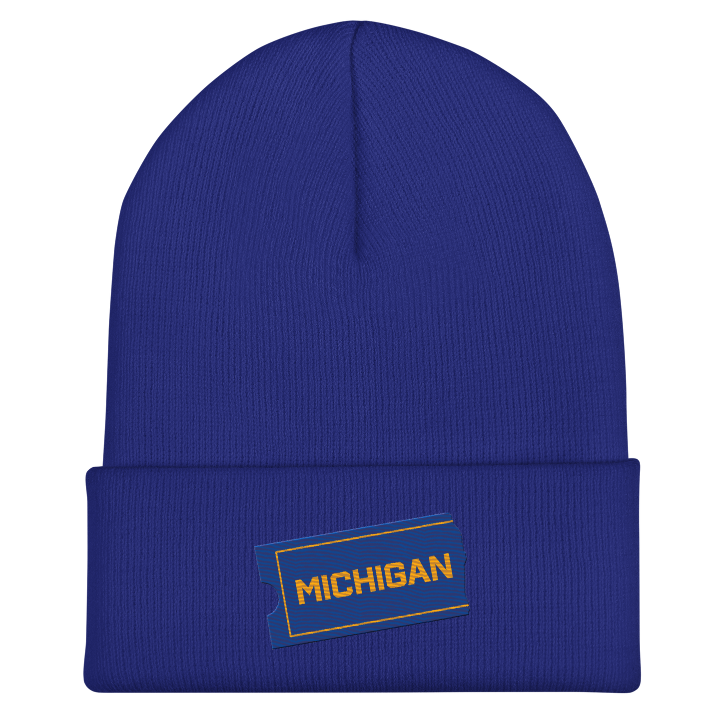 'Michigan' Cuffed Beanie | Video Rental Parody