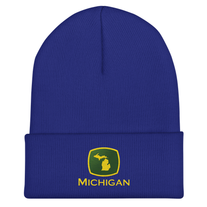 'Michigan' Cuffed Beanie | Tractor Parody