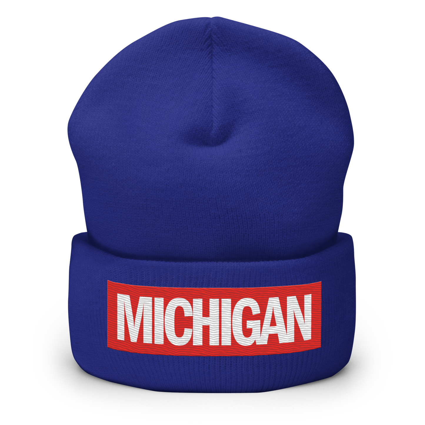 'Michigan' Cuffed Beanie | Superhero Factory Parody