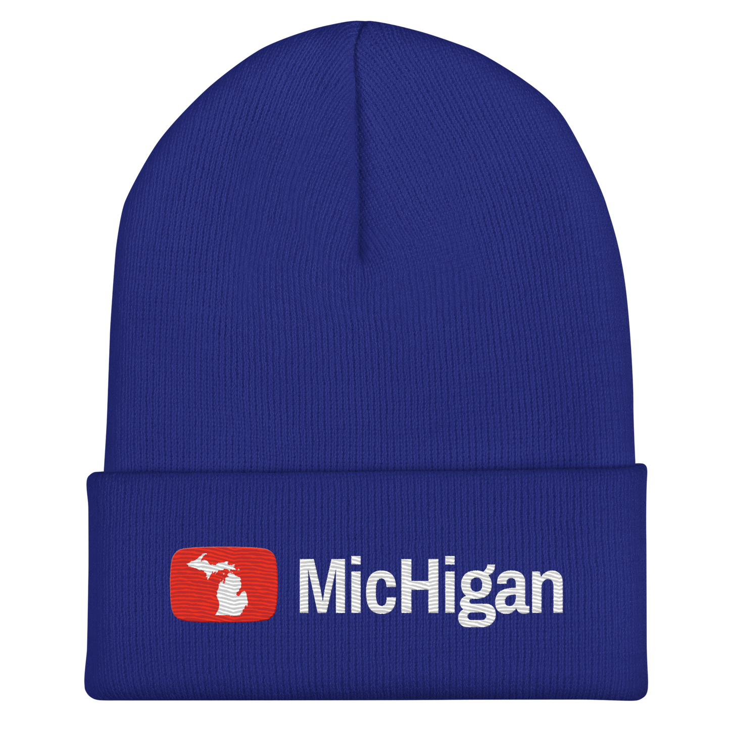 'Michigan' Cuffed Beanie | Video Sharing Parody