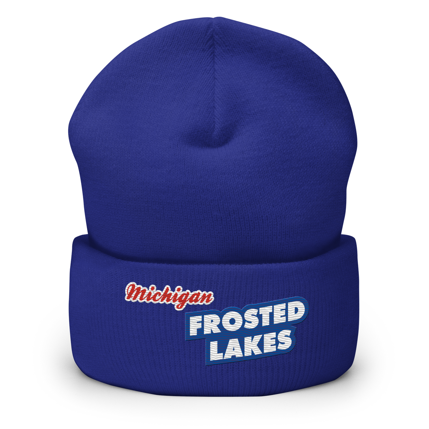 'Michigan Frosted Lakes' Cuffed Beanie | Cereal Parody