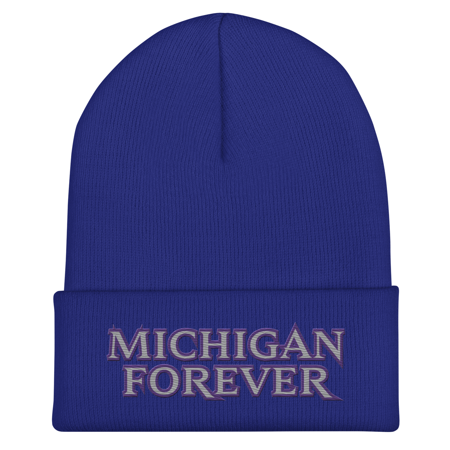 'Michigan Forever' Cuffed Beanie | African Cat Parody