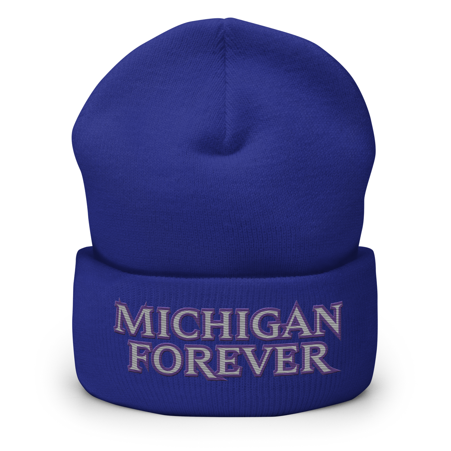 'Michigan Forever' Cuffed Beanie | African Cat Parody