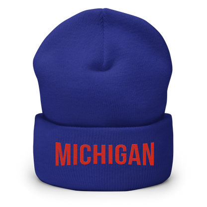 'Michigan' Cuffed Beanie | Streaming Parody