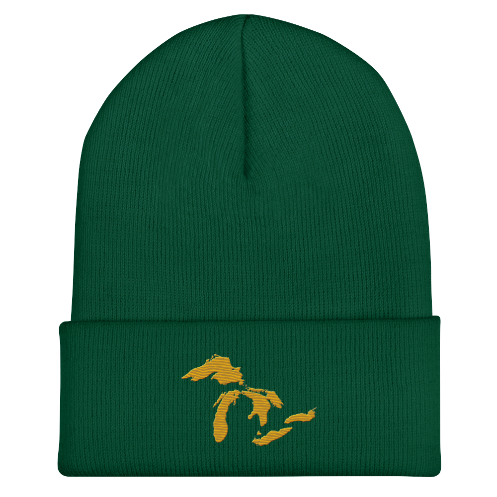 Great Lakes Cuffed Beanie (Gold)