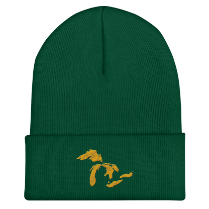 Great Lakes Cuffed Beanie (Gold)