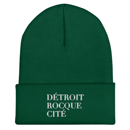 'Détroit Rocque Cité' Cuffed Beanie