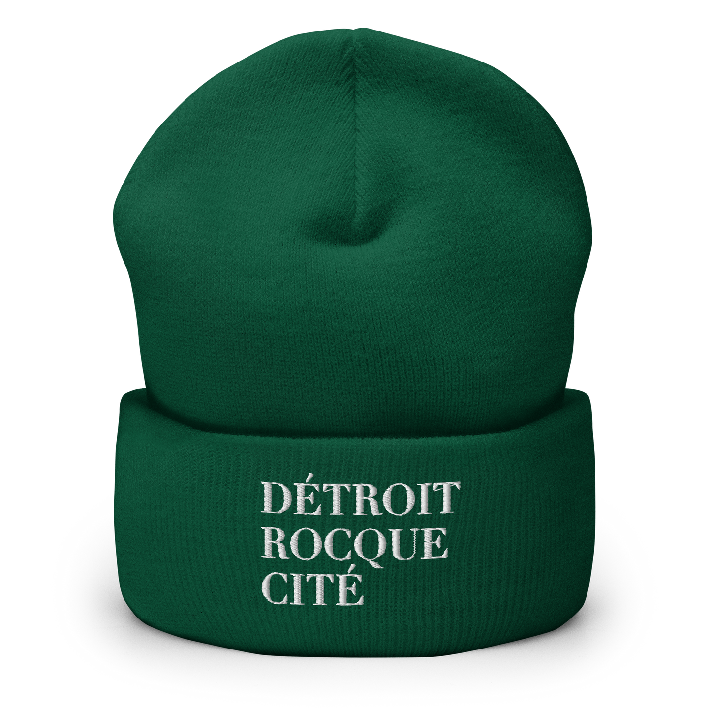 'Détroit Rocque Cité' Cuffed Beanie