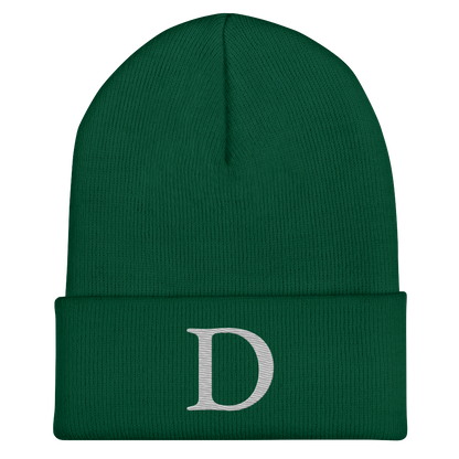 Detroit 'Old French D' Cuffed Beanie (Platinum)