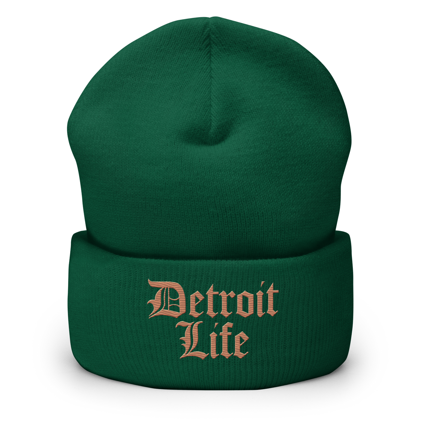 'Detroit Life' Cuffed Beanie | Copper