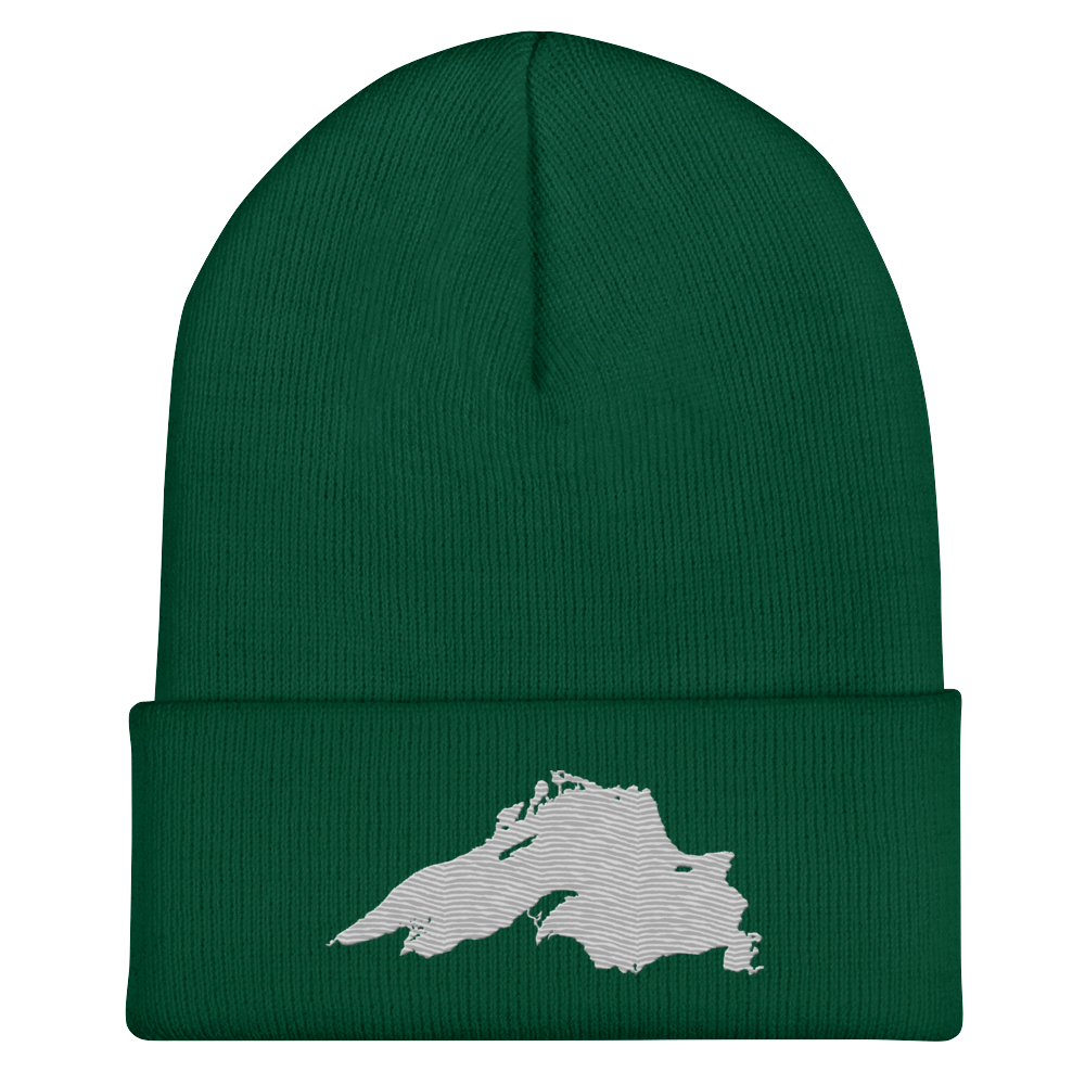 Lake Superior Cuffed Beanie | Platinum