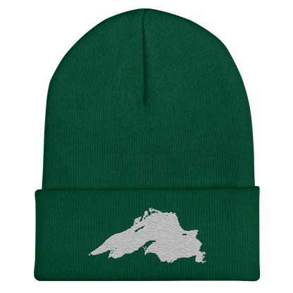 Lake Superior Cuffed Beanie | Platinum