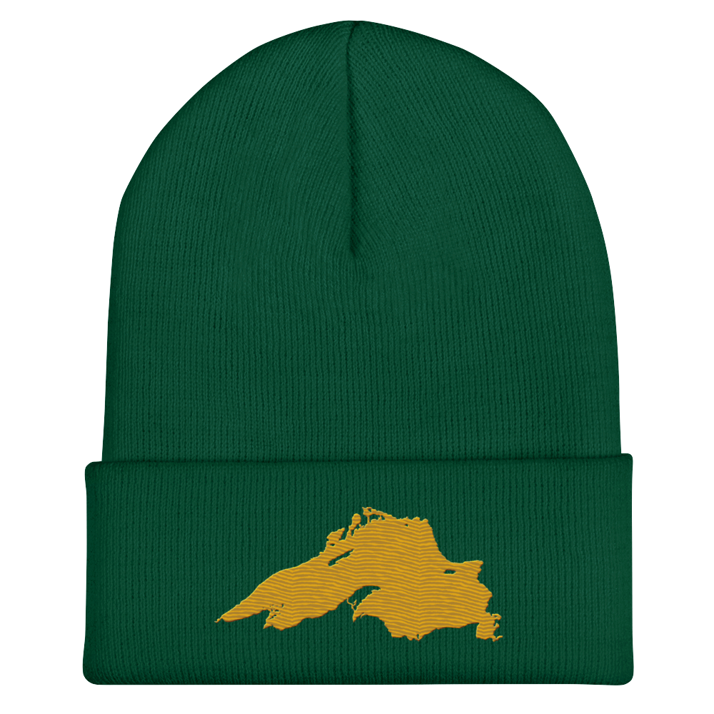 Lake Superior Cuffed Beanie | Gold