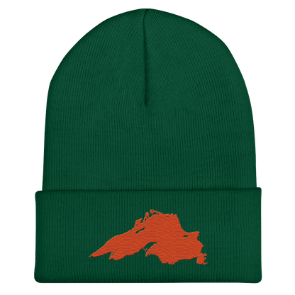 Lake Superior Cuffed Beanie | Maple Leaf Orange