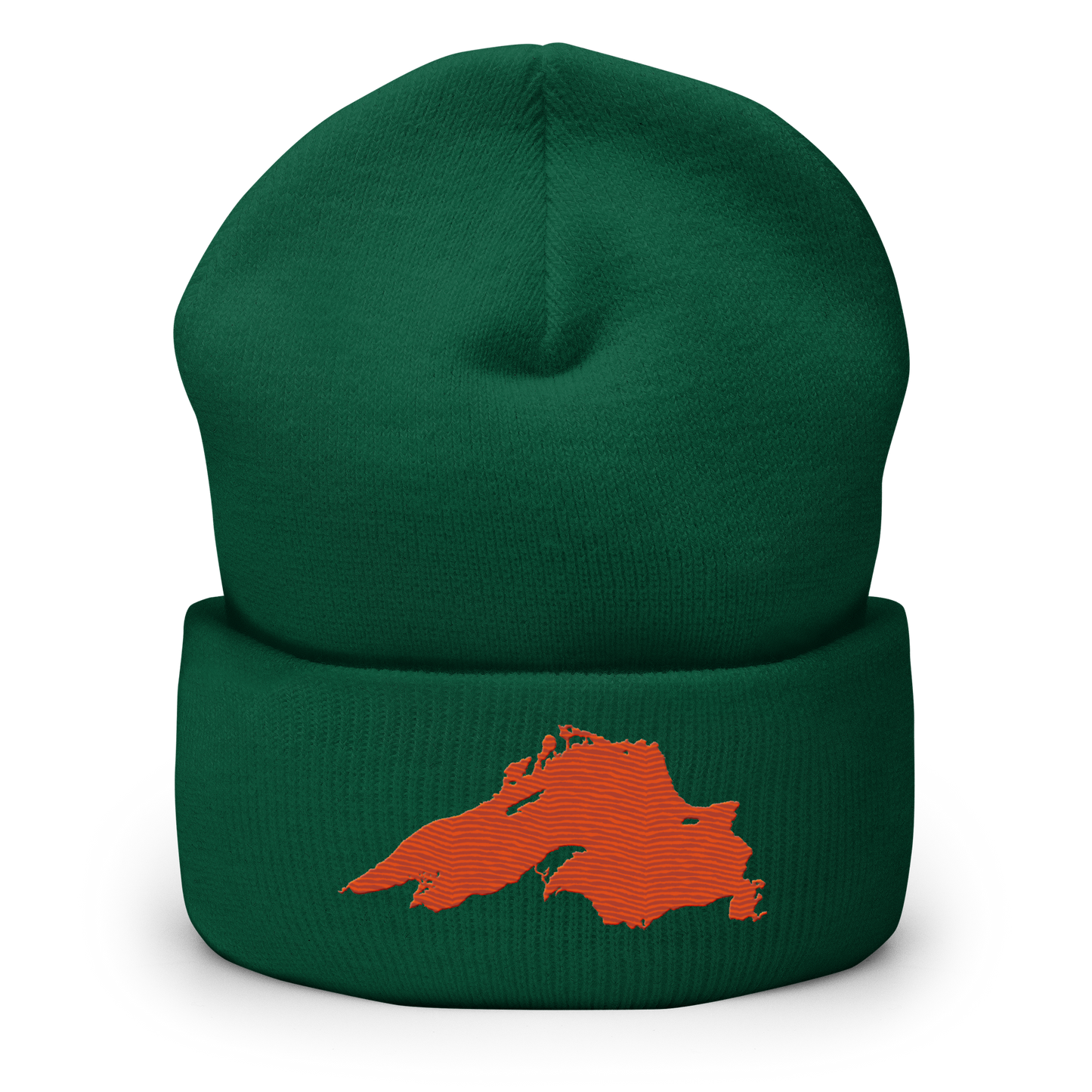 Lake Superior Cuffed Beanie | Maple Leaf Orange