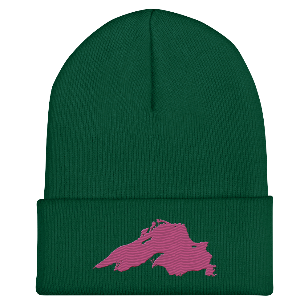 Lake Superior Cuffed Beanie | Apple Blossom Pink