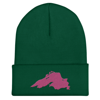 Lake Superior Cuffed Beanie | Apple Blossom Pink