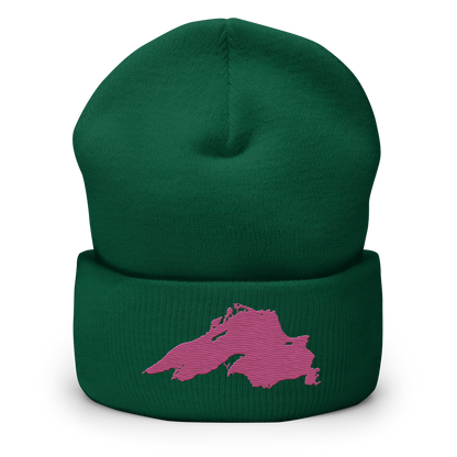 Lake Superior Cuffed Beanie | Apple Blossom Pink