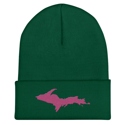 Upper Peninsula Cuffed Beanie | Apple Blossom Pink