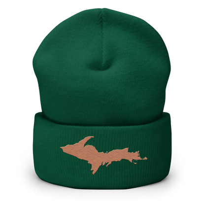 Upper Peninsula Cuffed Beanie | Copper