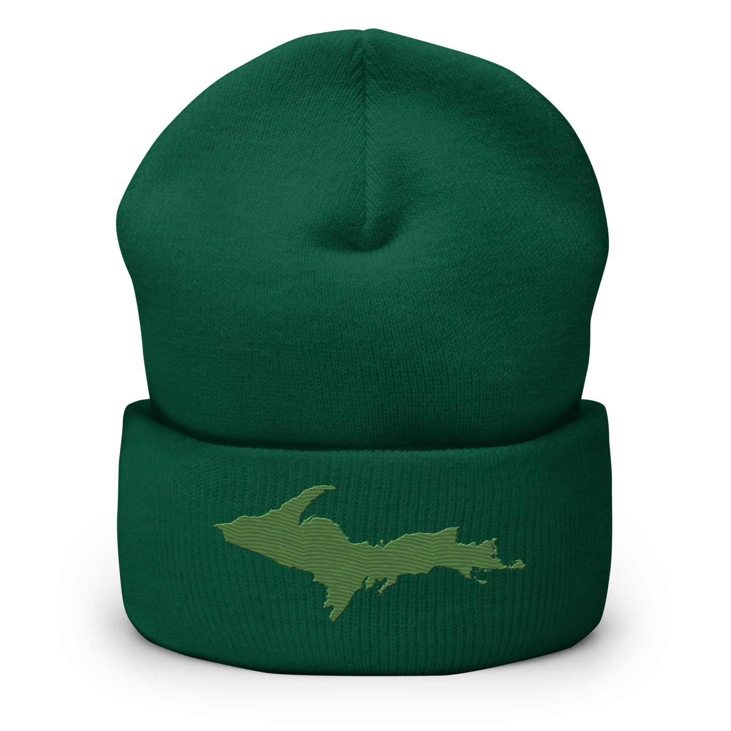 Upper Peninsula Cuffed Beanie | Pine Green