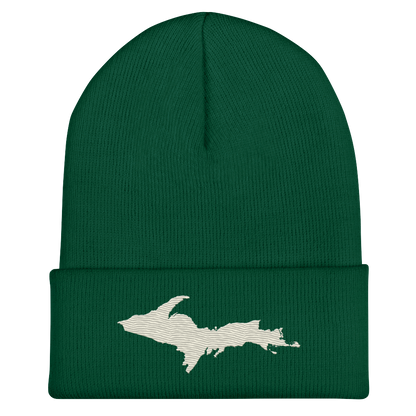 Upper Peninsula Cuffed Beanie | Ivory White