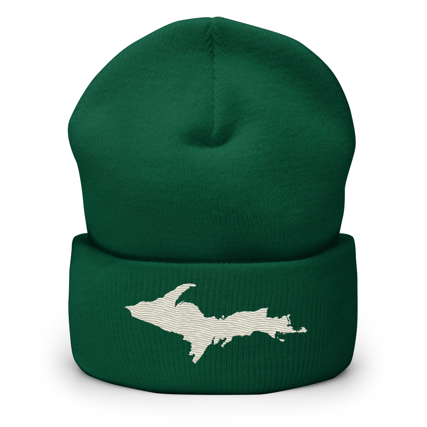 Upper Peninsula Cuffed Beanie | Ivory White