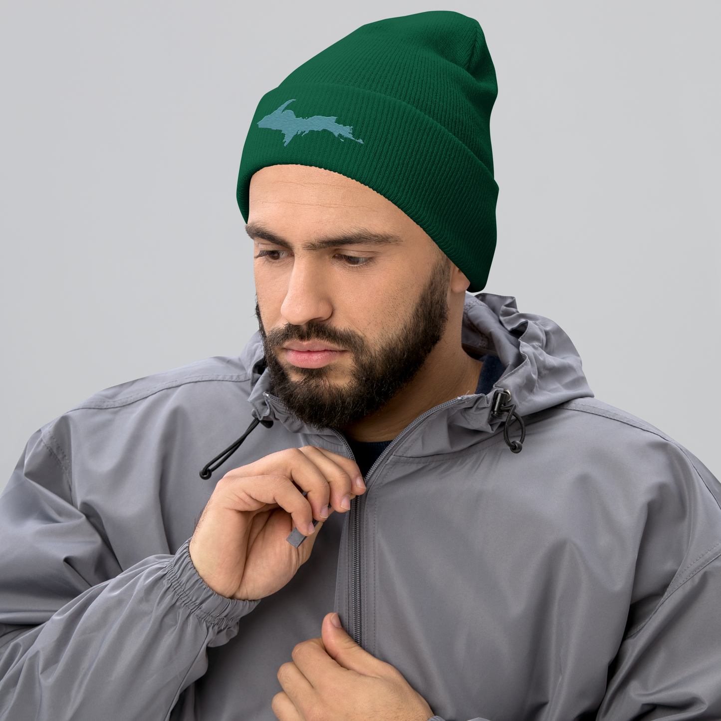 Upper Peninsula Cuffed Beanie | Huron Blue