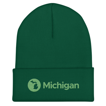 'Michigan' Cuffed Beanie | Music Streaming Parody