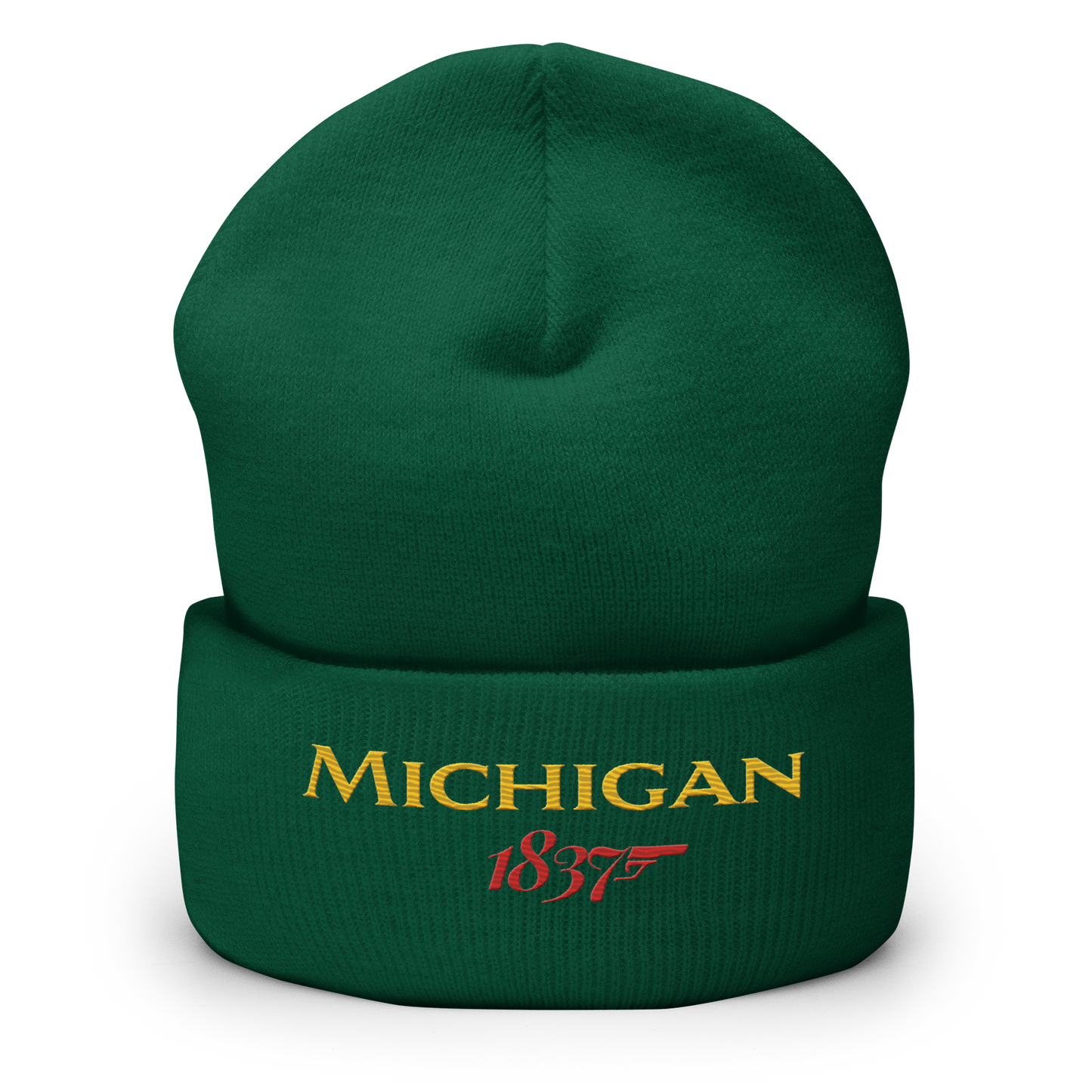 'Michigan 1837' Cuffed Beanie | British Spy Parody